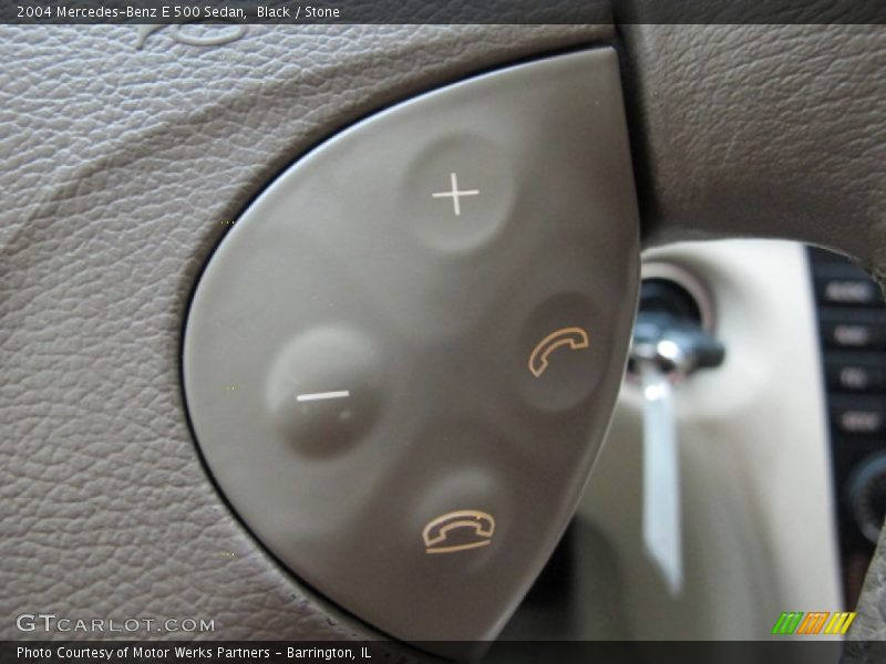 Black / Stone 2004 Mercedes-Benz E 500 Sedan