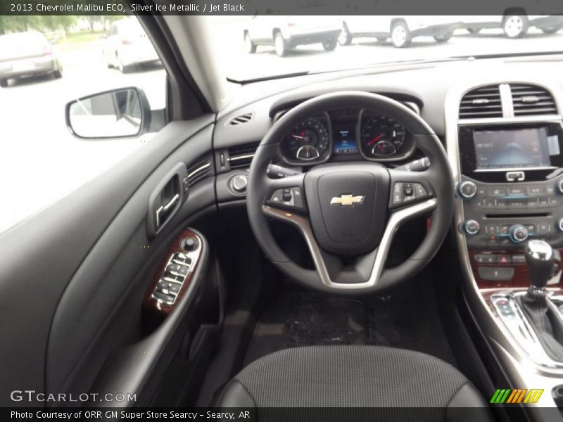 Silver Ice Metallic / Jet Black 2013 Chevrolet Malibu ECO