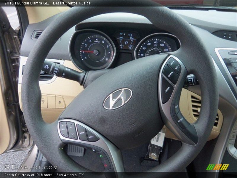 Desert Bronze / Beige 2013 Hyundai Elantra GLS