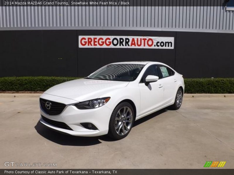 Snowflake White Pearl Mica / Black 2014 Mazda MAZDA6 Grand Touring