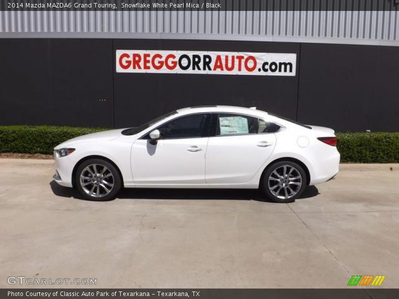Snowflake White Pearl Mica / Black 2014 Mazda MAZDA6 Grand Touring
