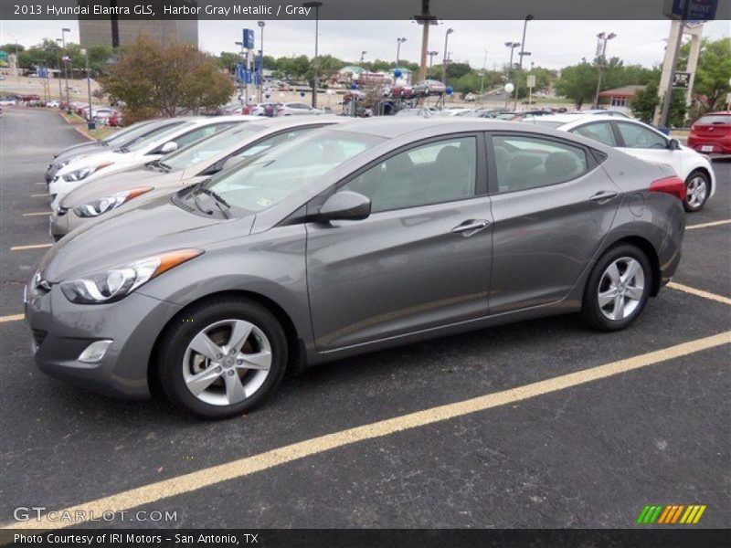 Harbor Gray Metallic / Gray 2013 Hyundai Elantra GLS