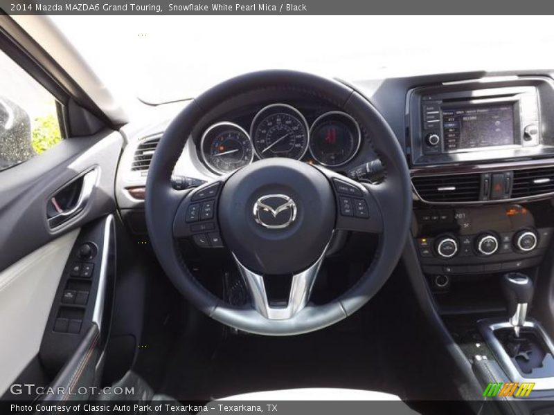 Snowflake White Pearl Mica / Black 2014 Mazda MAZDA6 Grand Touring