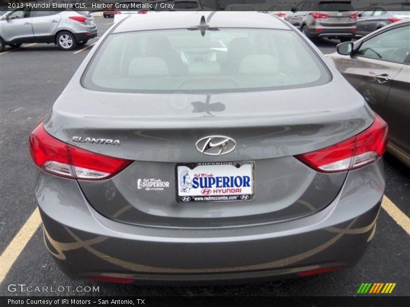 Harbor Gray Metallic / Gray 2013 Hyundai Elantra GLS