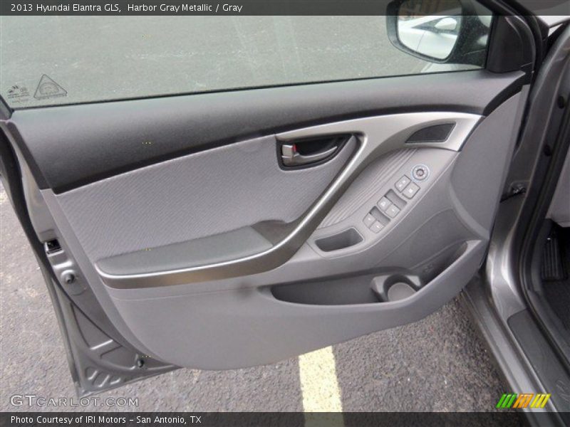 Harbor Gray Metallic / Gray 2013 Hyundai Elantra GLS