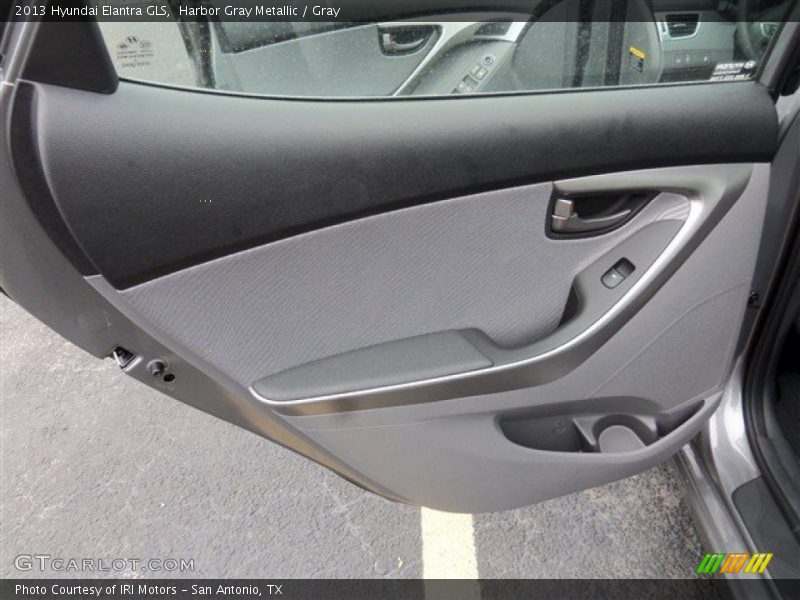 Harbor Gray Metallic / Gray 2013 Hyundai Elantra GLS