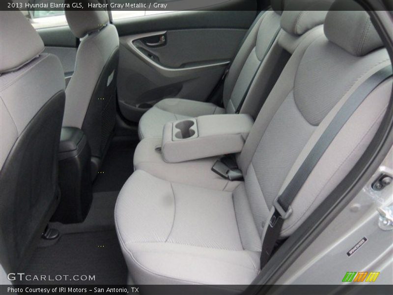 Harbor Gray Metallic / Gray 2013 Hyundai Elantra GLS