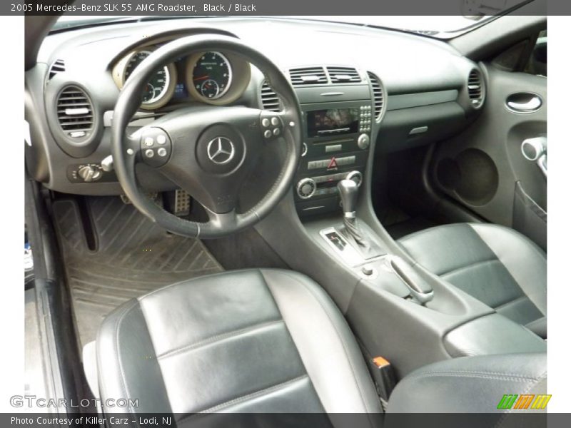 Black Interior - 2005 SLK 55 AMG Roadster 