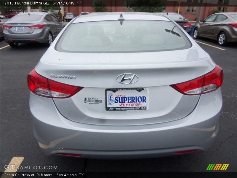 Silver / Gray 2013 Hyundai Elantra GLS