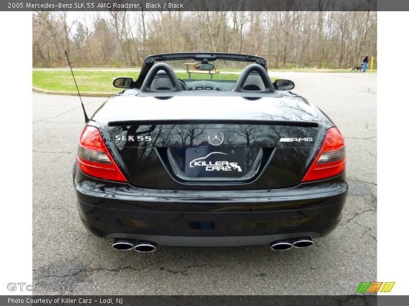 Black / Black 2005 Mercedes-Benz SLK 55 AMG Roadster