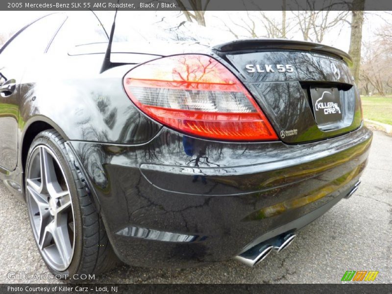 Black / Black 2005 Mercedes-Benz SLK 55 AMG Roadster