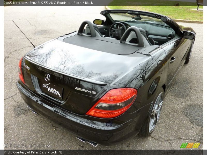 Black / Black 2005 Mercedes-Benz SLK 55 AMG Roadster