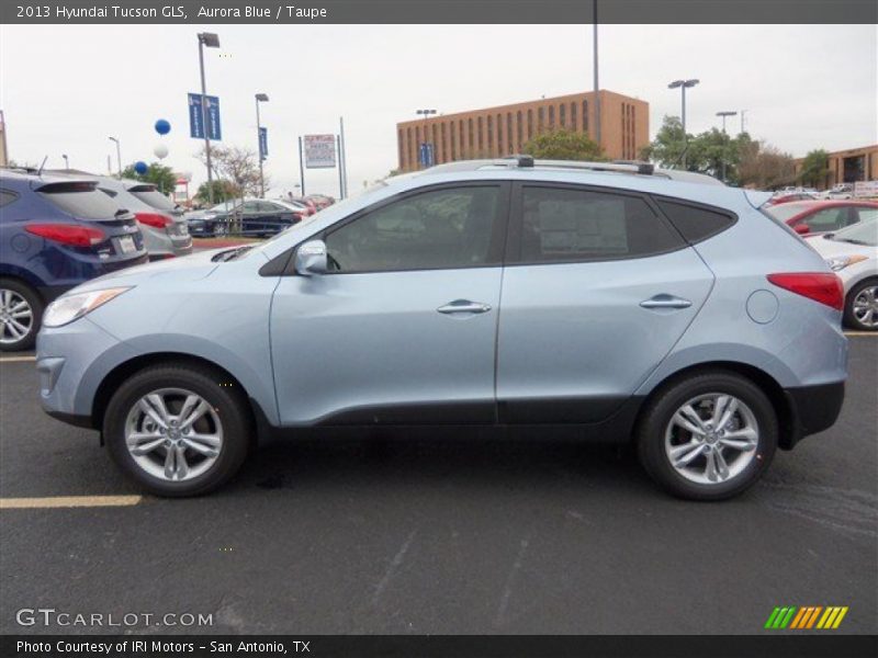 Aurora Blue / Taupe 2013 Hyundai Tucson GLS