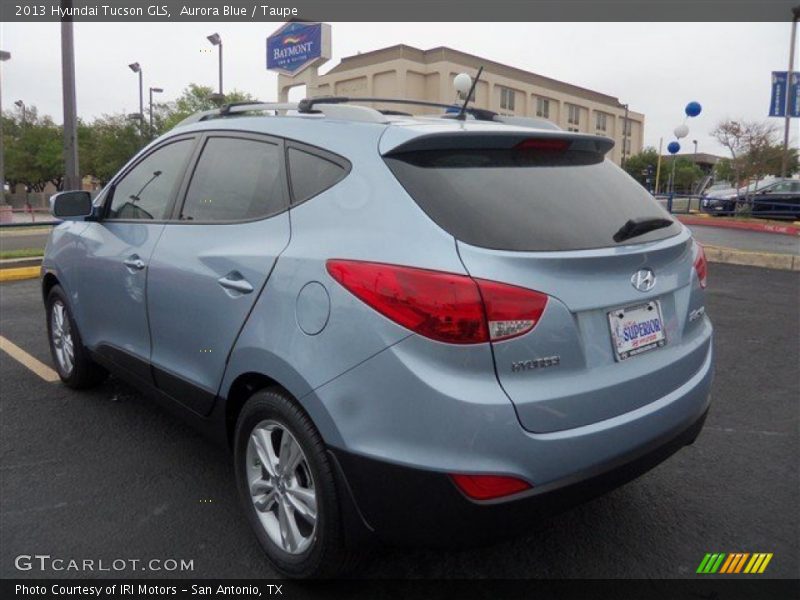 Aurora Blue / Taupe 2013 Hyundai Tucson GLS