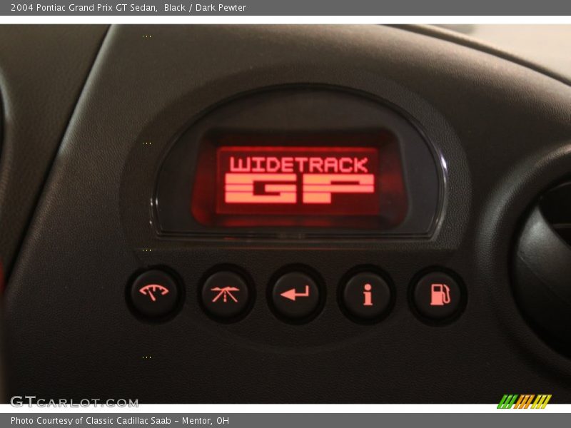 Black / Dark Pewter 2004 Pontiac Grand Prix GT Sedan