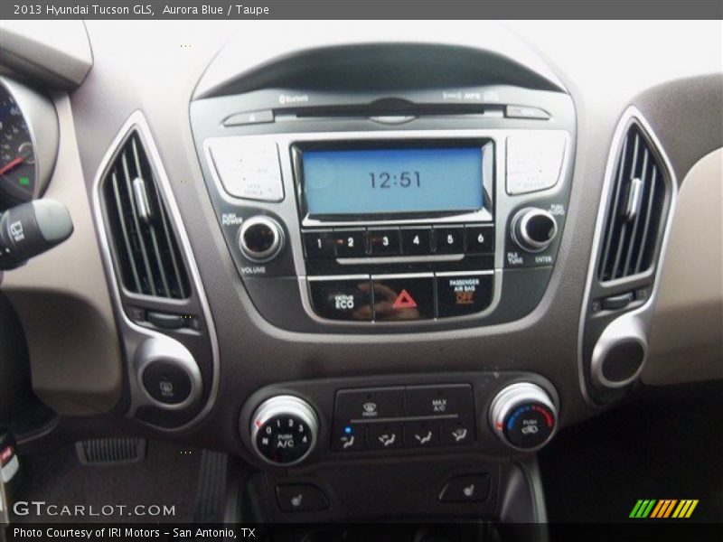 Aurora Blue / Taupe 2013 Hyundai Tucson GLS