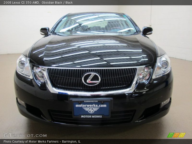 Obsidian Black / Black 2008 Lexus GS 350 AWD
