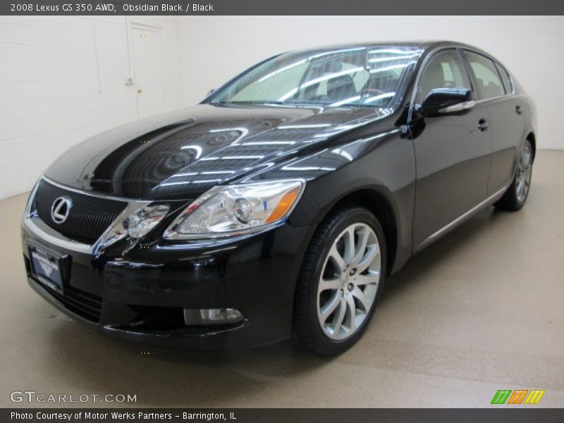 Obsidian Black / Black 2008 Lexus GS 350 AWD