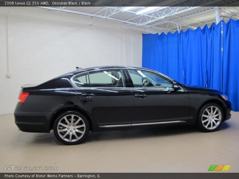 Obsidian Black / Black 2008 Lexus GS 350 AWD