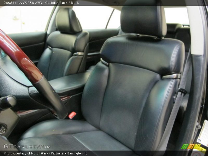 Obsidian Black / Black 2008 Lexus GS 350 AWD