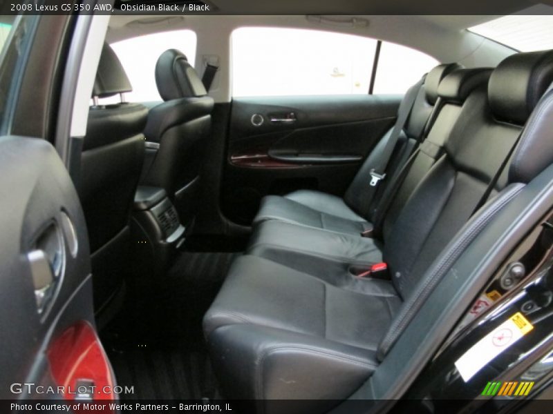 Obsidian Black / Black 2008 Lexus GS 350 AWD