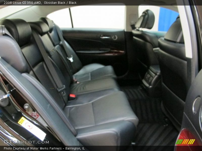 Obsidian Black / Black 2008 Lexus GS 350 AWD