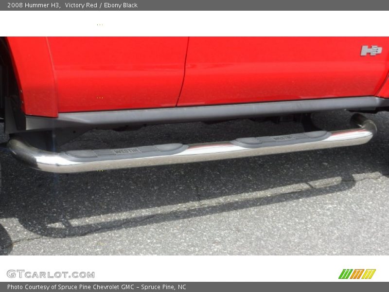 Victory Red / Ebony Black 2008 Hummer H3
