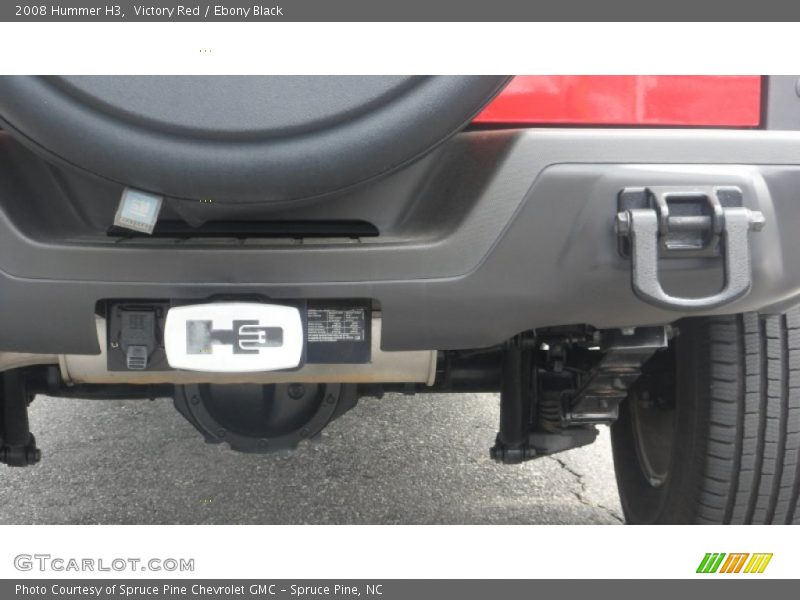 Victory Red / Ebony Black 2008 Hummer H3