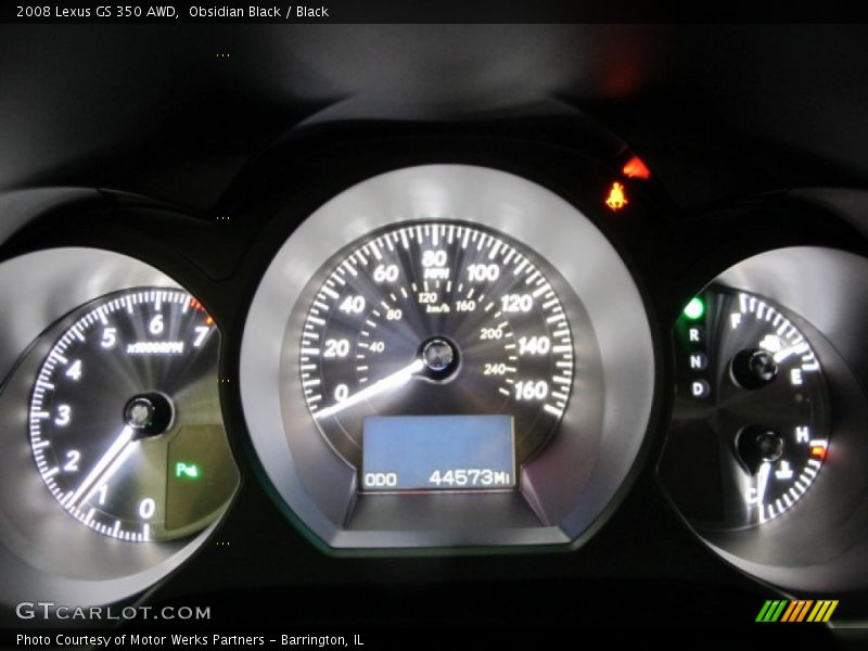 Obsidian Black / Black 2008 Lexus GS 350 AWD