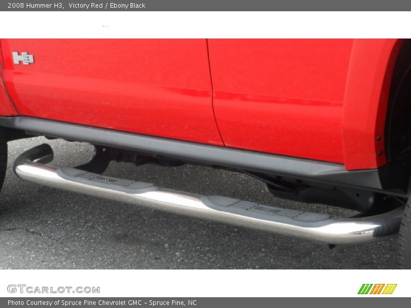 Victory Red / Ebony Black 2008 Hummer H3