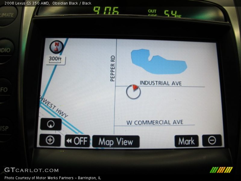 Obsidian Black / Black 2008 Lexus GS 350 AWD