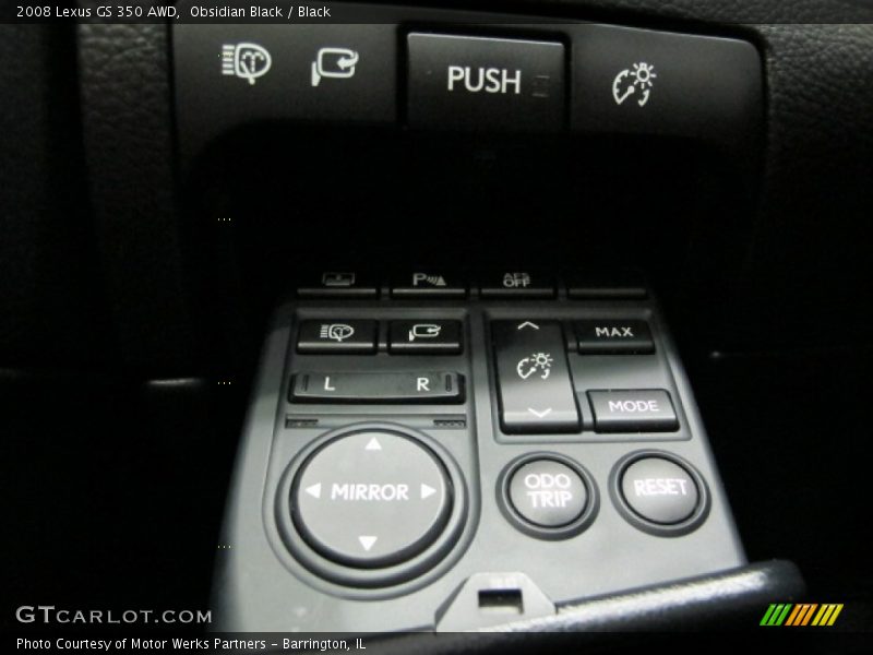 Obsidian Black / Black 2008 Lexus GS 350 AWD