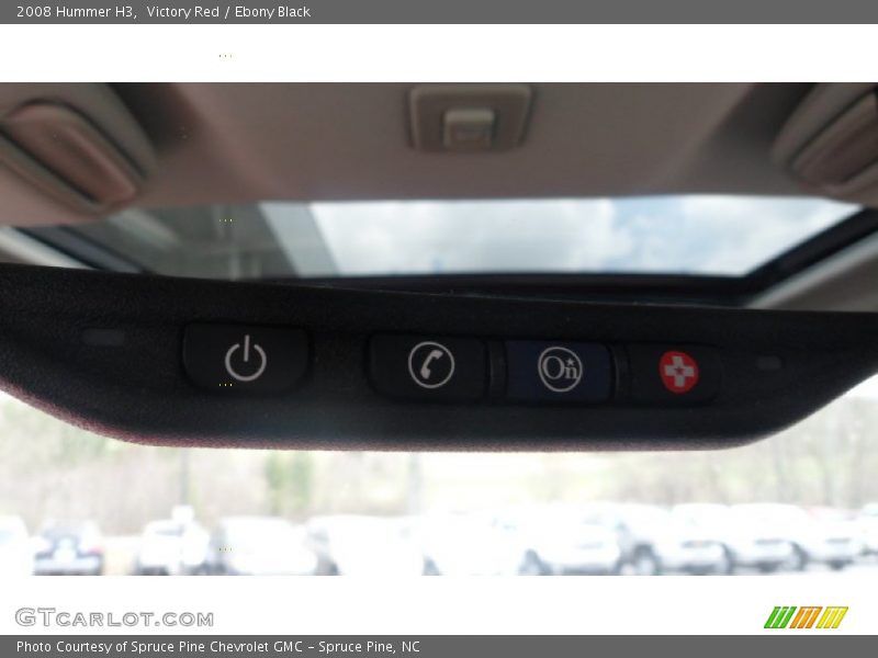 Victory Red / Ebony Black 2008 Hummer H3