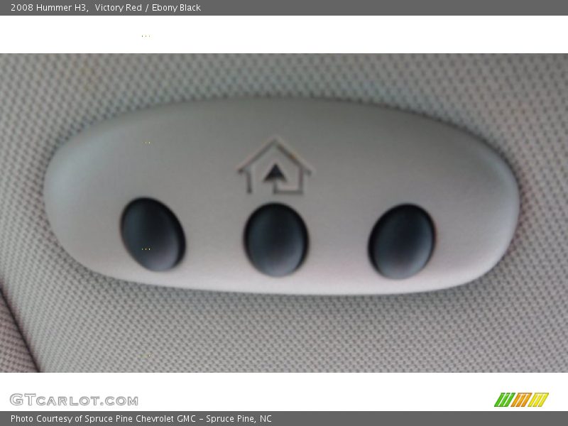 Victory Red / Ebony Black 2008 Hummer H3