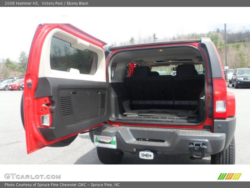 Victory Red / Ebony Black 2008 Hummer H3