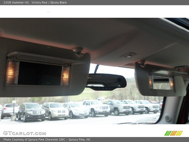 Victory Red / Ebony Black 2008 Hummer H3