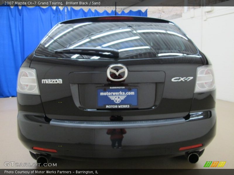 Brilliant Black / Sand 2007 Mazda CX-7 Grand Touring