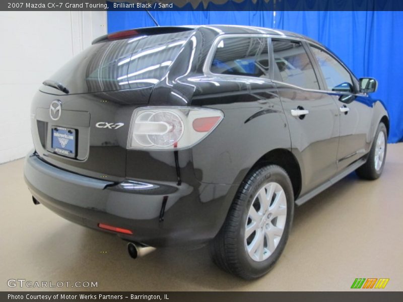 Brilliant Black / Sand 2007 Mazda CX-7 Grand Touring