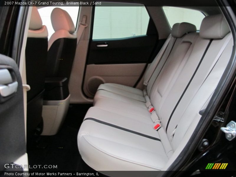 Brilliant Black / Sand 2007 Mazda CX-7 Grand Touring
