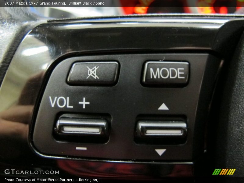 Brilliant Black / Sand 2007 Mazda CX-7 Grand Touring