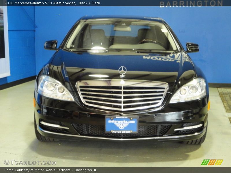 Black / Black 2010 Mercedes-Benz S 550 4Matic Sedan