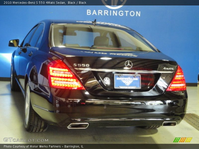 Black / Black 2010 Mercedes-Benz S 550 4Matic Sedan