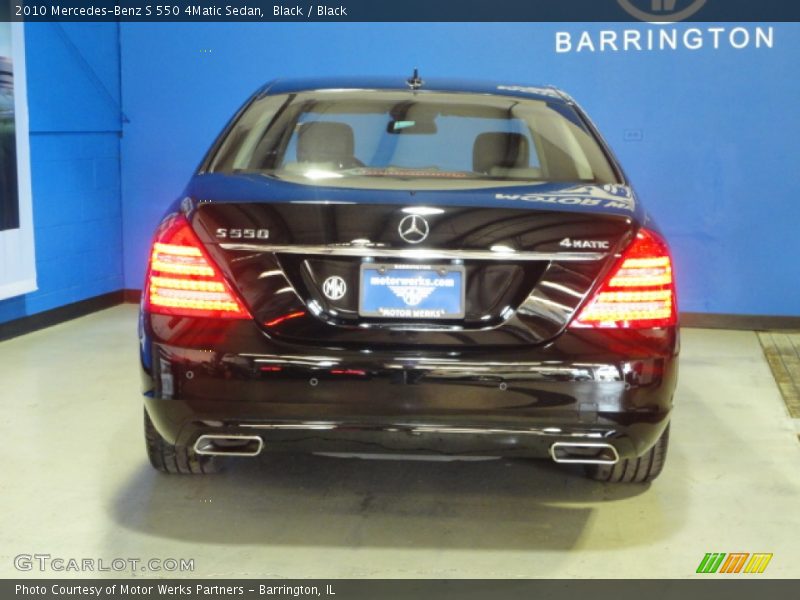 Black / Black 2010 Mercedes-Benz S 550 4Matic Sedan