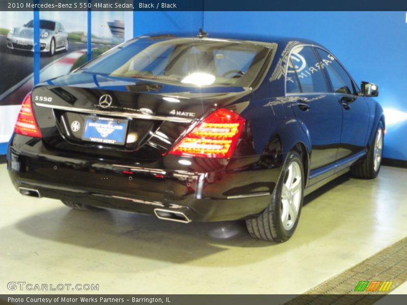Black / Black 2010 Mercedes-Benz S 550 4Matic Sedan