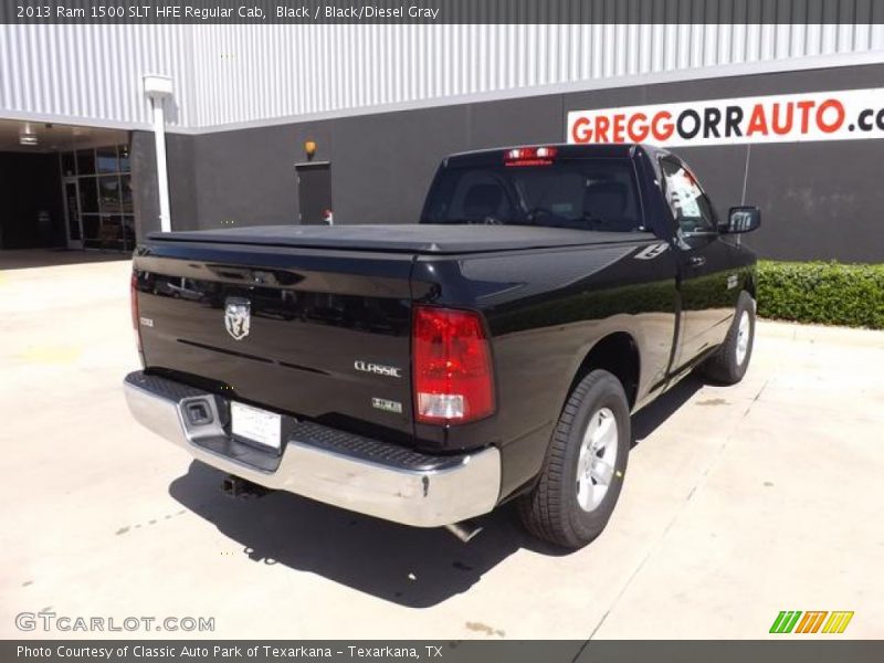 Black / Black/Diesel Gray 2013 Ram 1500 SLT HFE Regular Cab