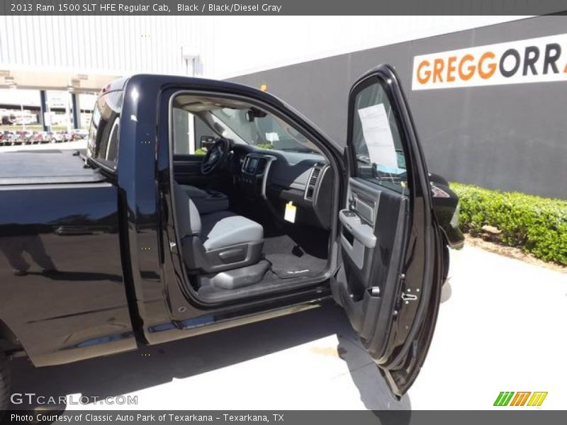 Black / Black/Diesel Gray 2013 Ram 1500 SLT HFE Regular Cab