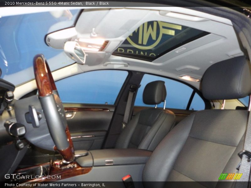 Black / Black 2010 Mercedes-Benz S 550 4Matic Sedan