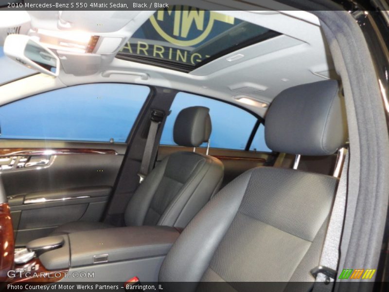 Black / Black 2010 Mercedes-Benz S 550 4Matic Sedan