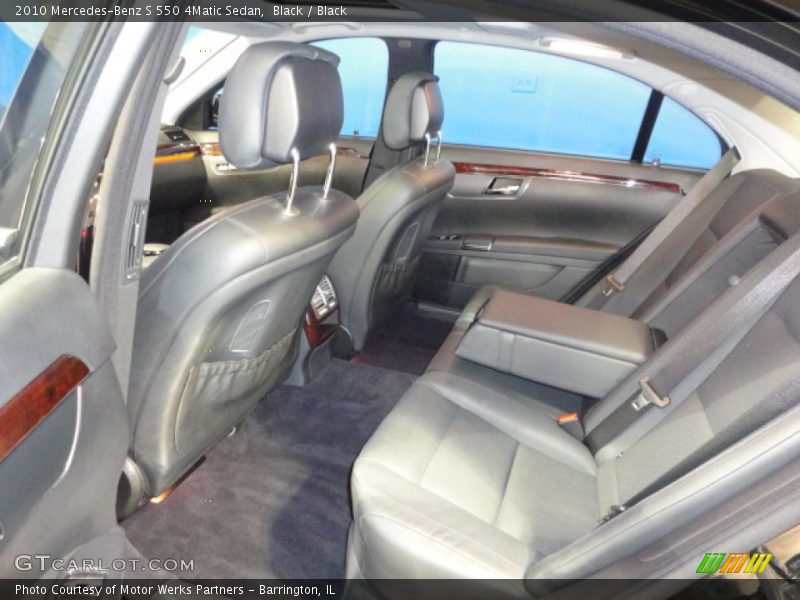 Black / Black 2010 Mercedes-Benz S 550 4Matic Sedan