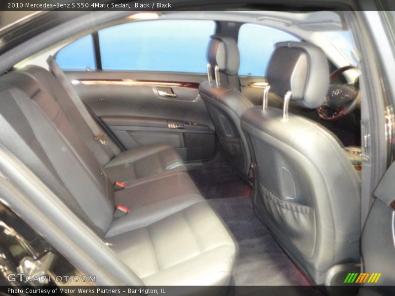 Black / Black 2010 Mercedes-Benz S 550 4Matic Sedan